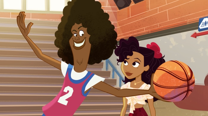 The Proud Family: Louder and Prouder basketball scene