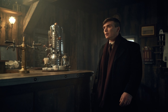 Thomas Shelby from Peaky Blinders in a bar