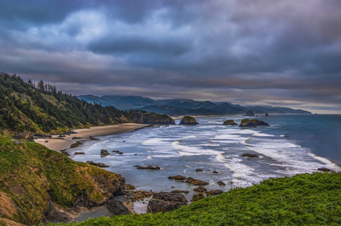 Cannon Beach Coastline 4K