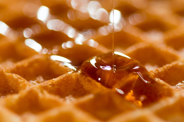 Waffle with Syrup 4K