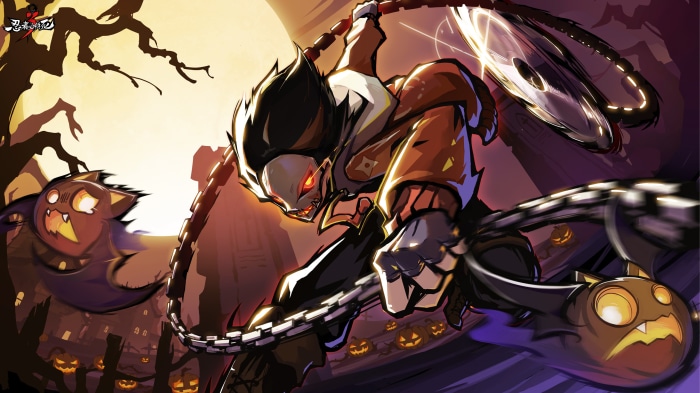 Ninja Must Die 3 Halloween Character with Whip