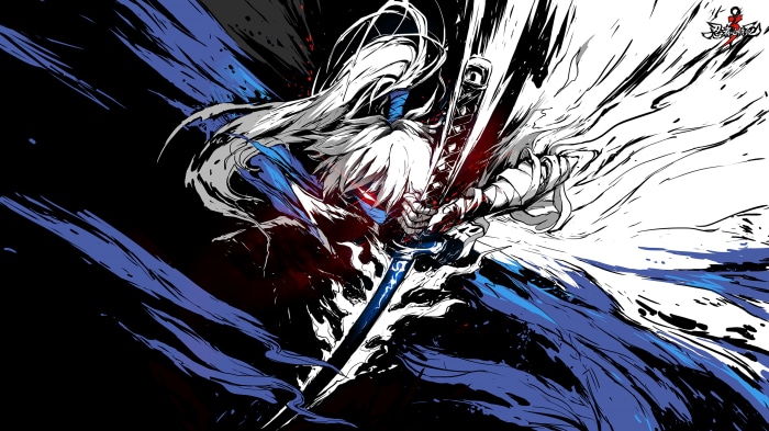 Ninja Must Die 3 character with sword