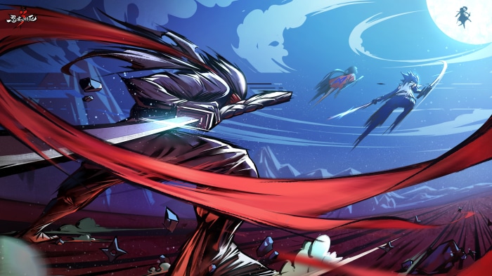 Ninja Must Die 3 characters in battle