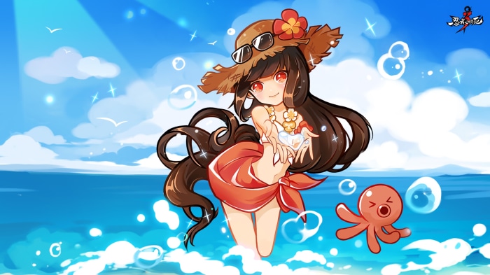 Girl in swimsuit from Ninja Must Die 3