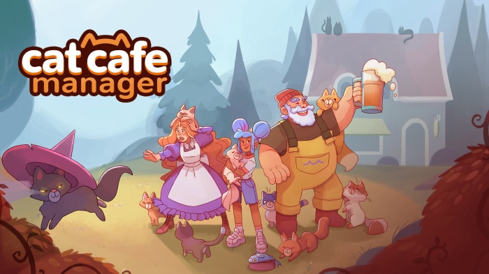 Cat Cafe Manager game art