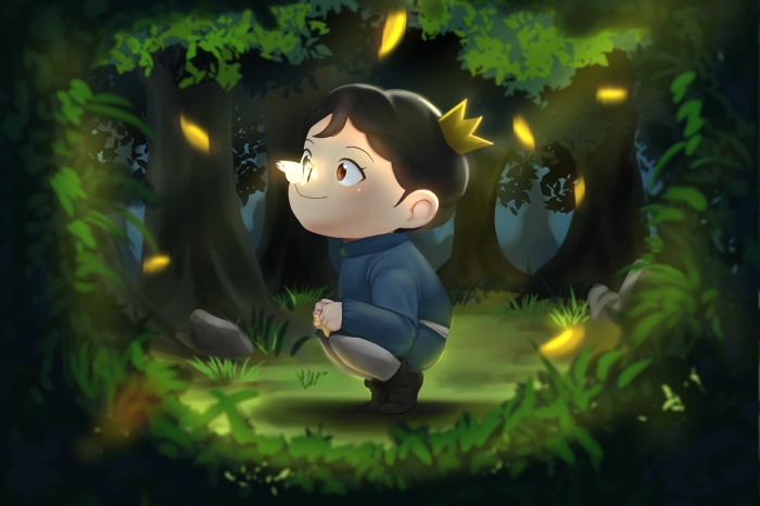 Bojji from Ranking of Kings in a forest
