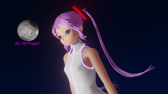 RL-16 Project character with moon
