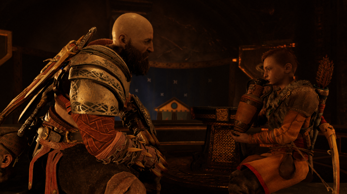 Kratos and Atreus from God of War