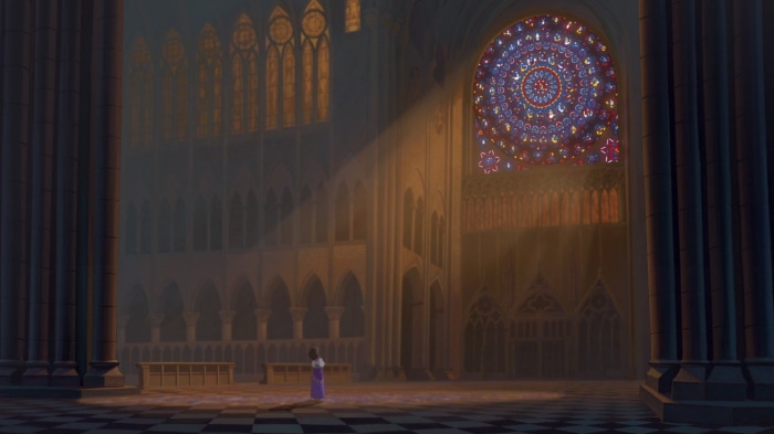 Esmeralda in Notre-Dame Cathedral