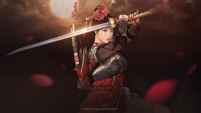 Woman with sword in Black Desert Online