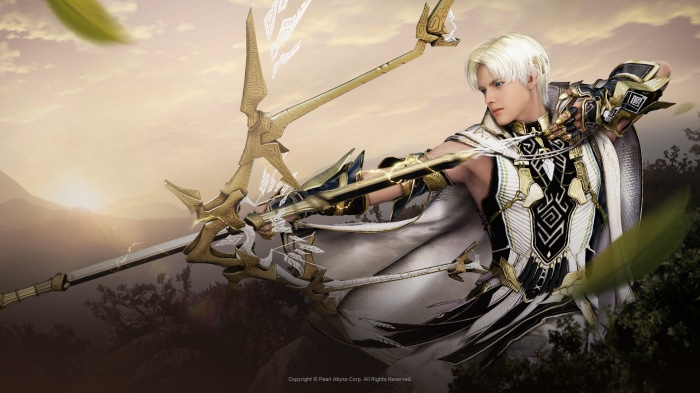 Archer from Black Desert Online with a golden bow