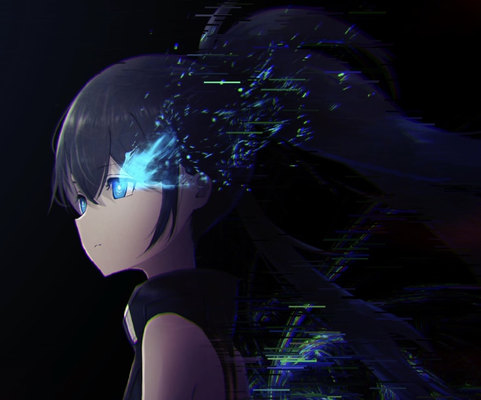 Black Rock Shooter from Black Rock Shooter: Dawn Fall