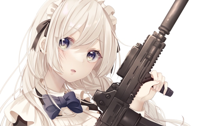 Girl with a gun