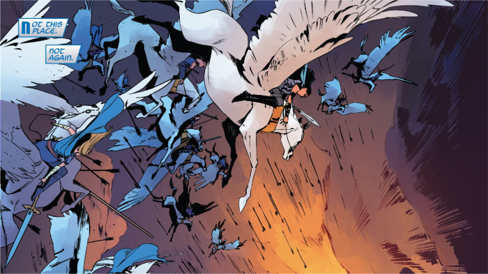 Thor HD, Valkyrie from Marvel Comics, Pegasus