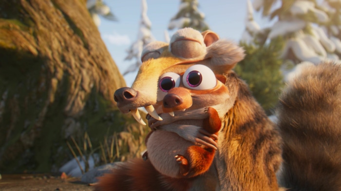 Scrat and Baby Scrat from Ice Age: Scrat Tales