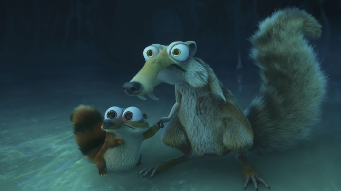 Scrat and Baby Scrat from Ice Age: Scrat Tales