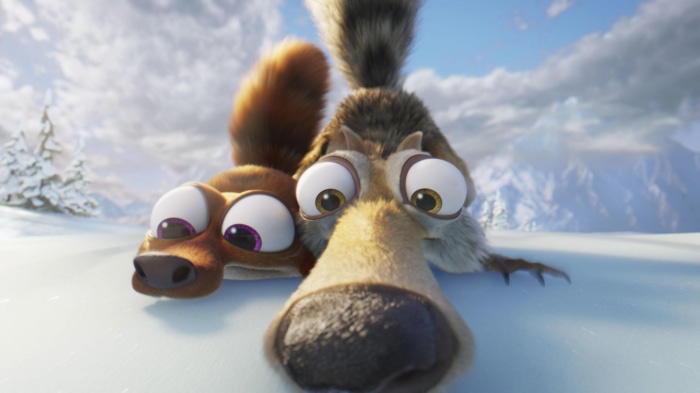 Scrat and Squeaky from Ice Age