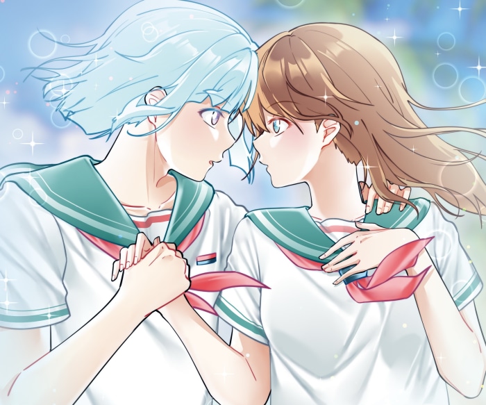 Anzu and Hajime Shinoda from Ensemble Stars!