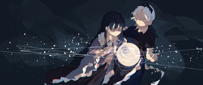 Kaguya and Eirin from Touhou 4K