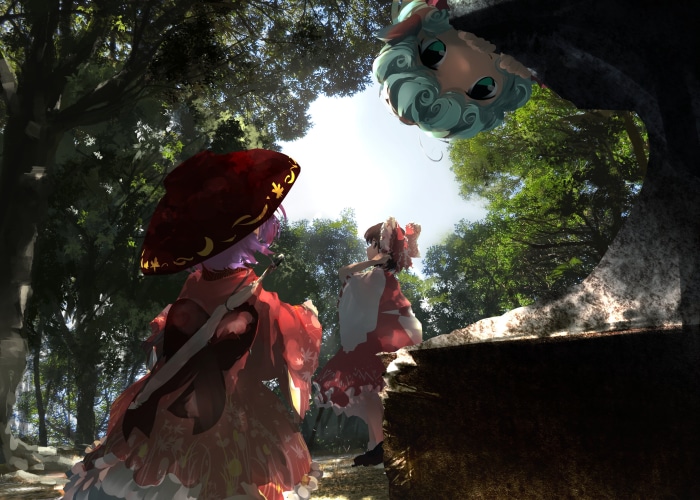 Shinmyoumaru Sukuna and Wakasagihime from Touhou