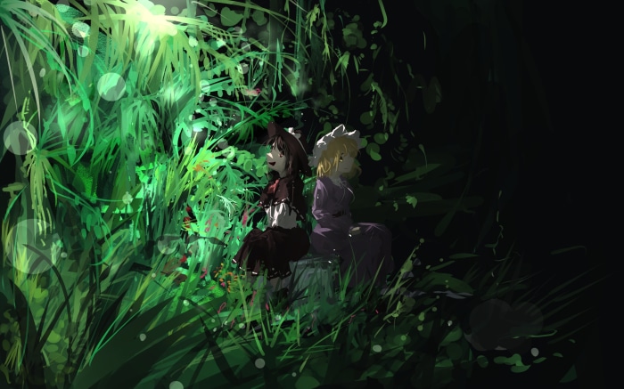 Maribel Hearn and Renko Usami from Touhou