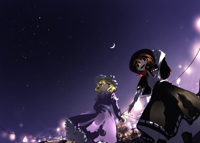 Renko Usami and Maribel Hearn from Touhou