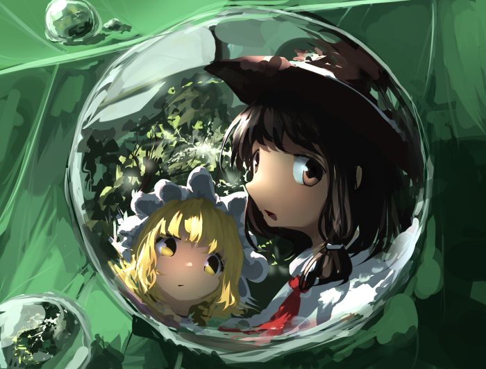 Maribel Hearn and Renko Usami from Touhou