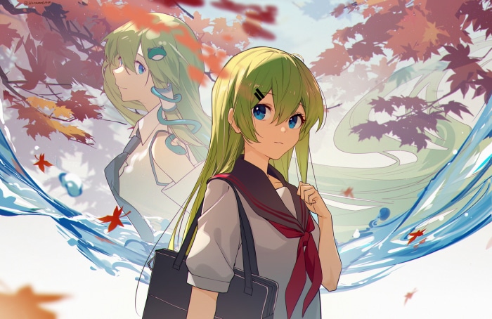 Sanae Kochiya from Touhou Project