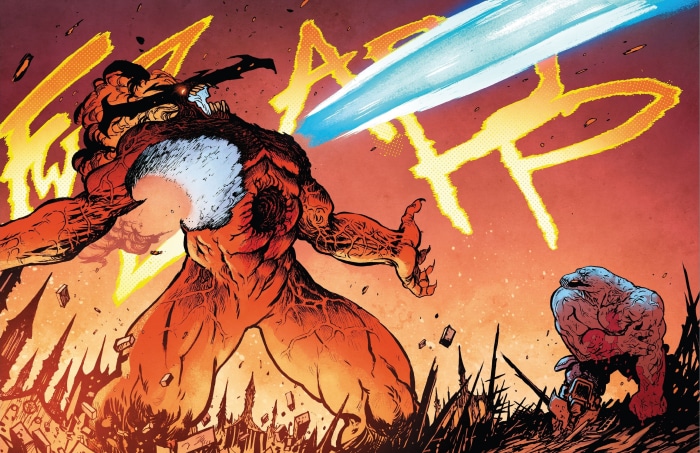 Surtur from Marvel Comics firing energy beam