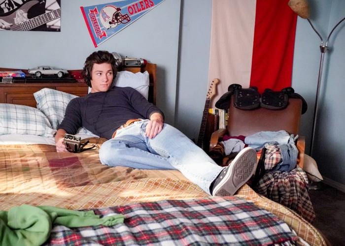 Montana Jordan as Young Sheldon Relaxing