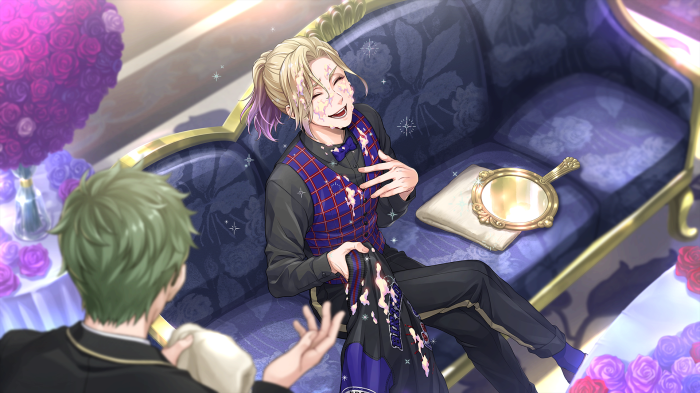 Vil Schoenheit and Trey Clover from Twisted Wonderland