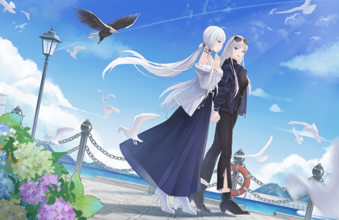 Illustrious and Enterprise from Azur Lane