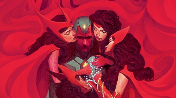 Vision and Scarlet Witches from Marvel Comics