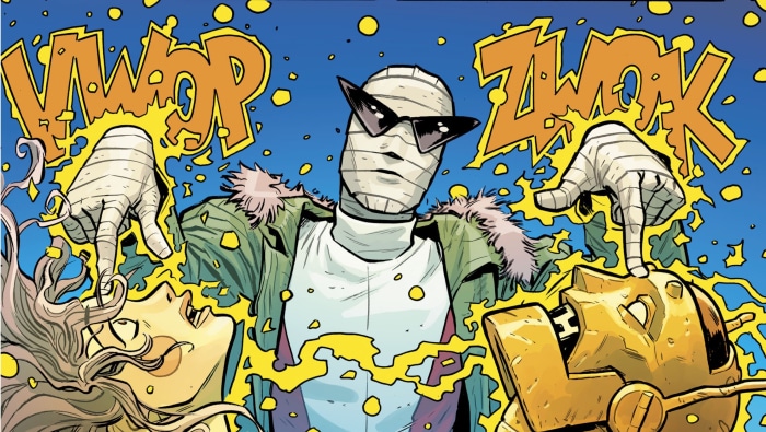 Negative Man and Robotman from Doom Patrol