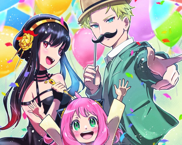 Anya, Loid, and Yor Forger from Spy X Family