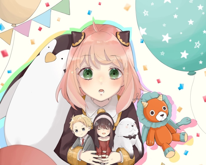 Anya Forger and family from Spy X Family