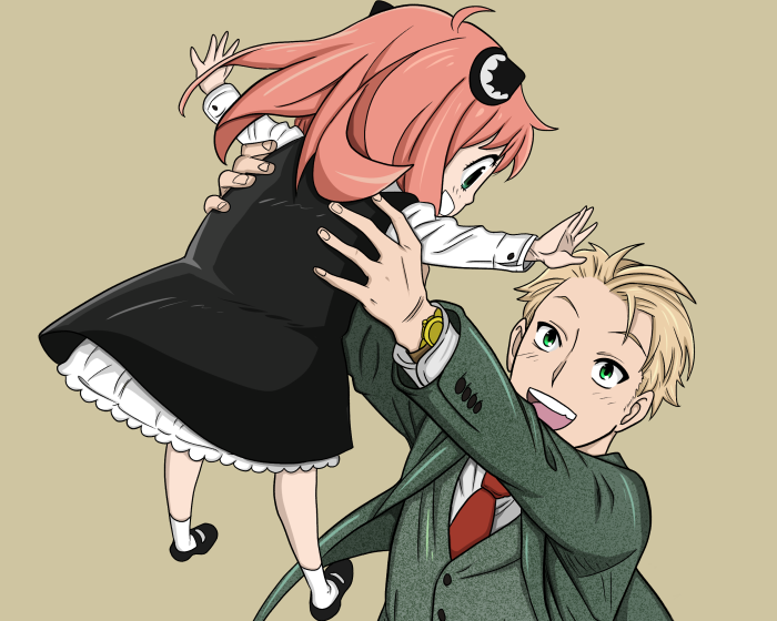 Anya Forger and Loid Forger from Spy X Family