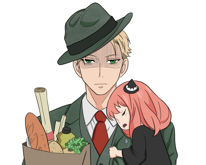 Loid and Anya Forger from Spy X Family