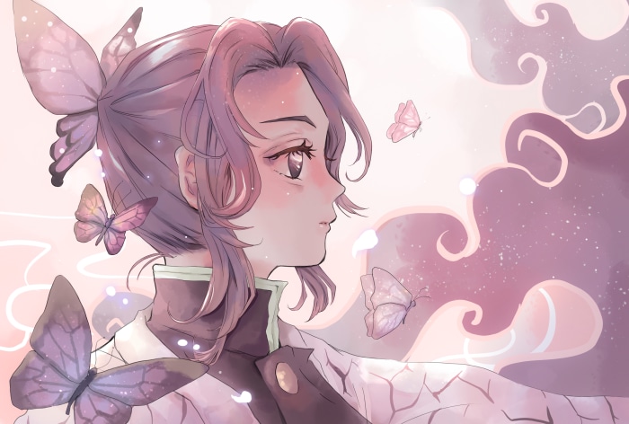 Shinobu Kochou from Demon Slayer: Kimetsu no Yaiba 4K