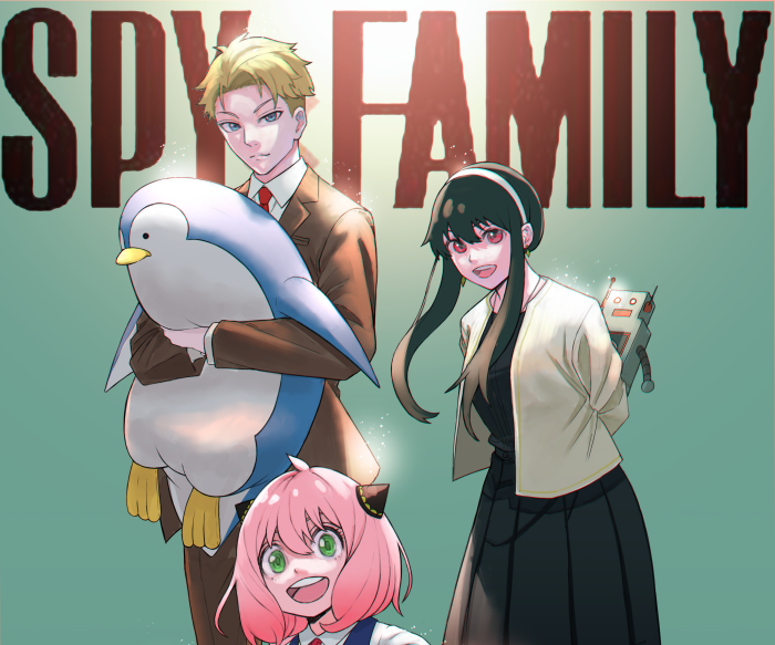 Anya, Loid, and Yor Forger from Spy X Family