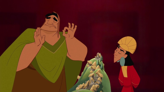 Kuzco and Pacha from The Emperor's New Groove