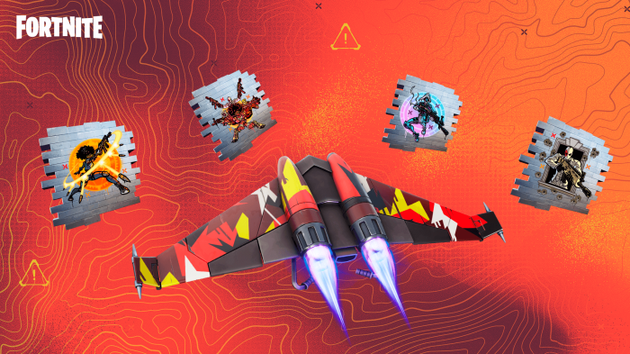 Fortnite glider and sprays
