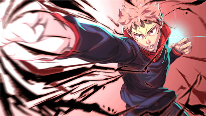 Yuji Itadori from Jujutsu Kaisen