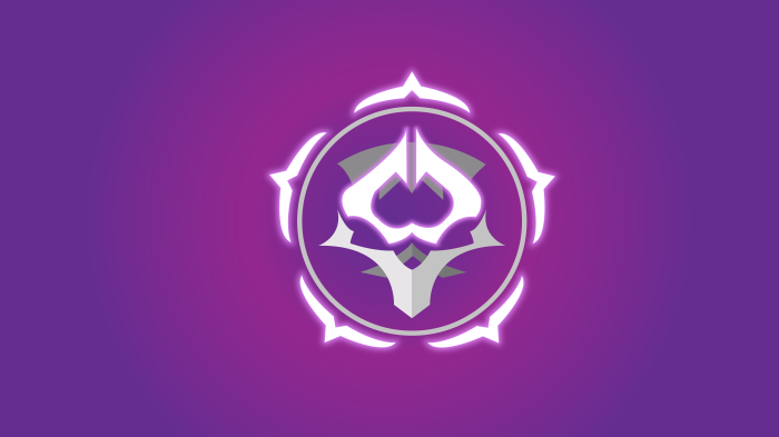 Reaver emblem on purple background