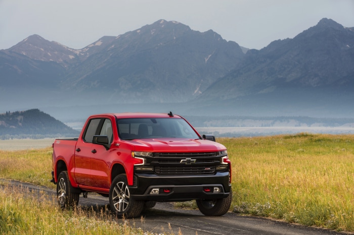 Red Chevrolet Silverado Z71 4K