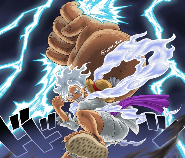 Monkey D. Luffy Gear 5 from One Piece 4K