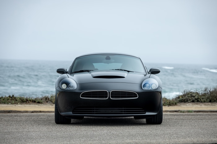 Smit Oletha Prototype car by the ocean
