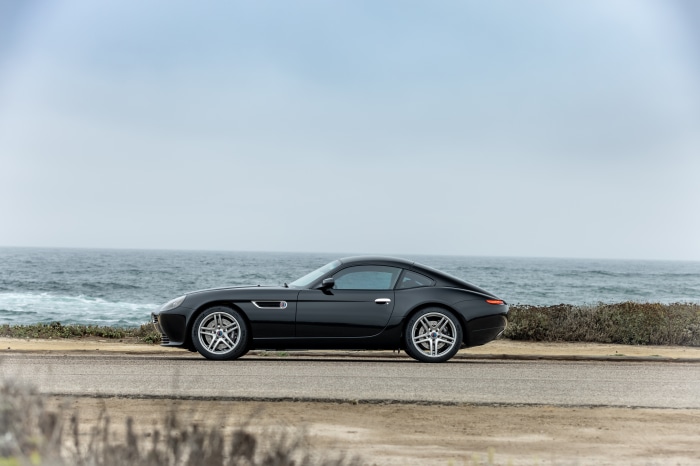 Smit Oletha Prototype car by the ocean