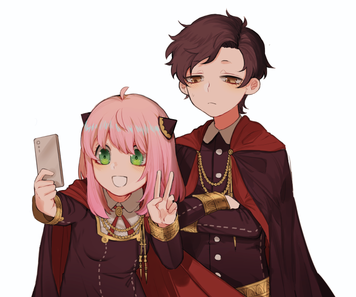 Anya Forger and Damian Desmond from Spy X