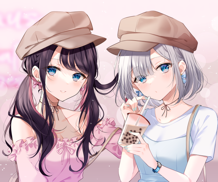 Kaga Sumire and Kaga Nazuna from VSPO! Artwork